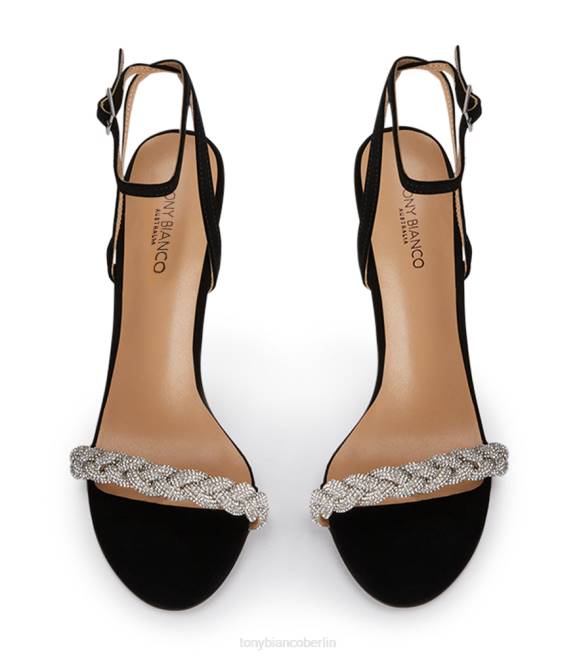 Stöckelschuhe| de Tony Bianco Frauen Kosta-Absätze schwarzes Wildleder 462478